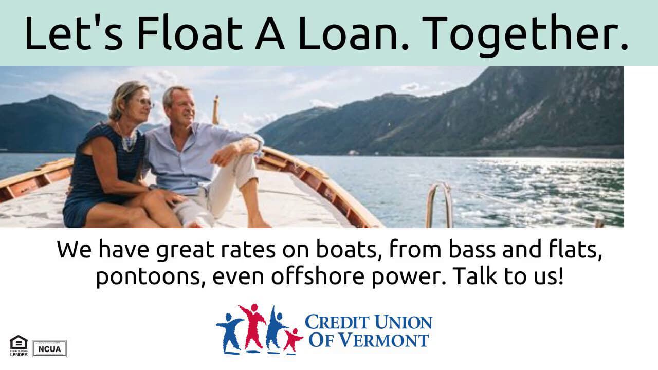 Let's Float A Loan. Together.
We have great rates on boats, from bass and flats, pontoons, even offshore power. Talk to us!